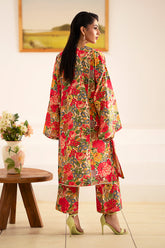 Fleur Co Ords By Sheenora Stitched 2 Piece Lawn Silk Collection'2024-Floral Fiesta